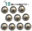 画像4: メタルボタン 【シルバー】 銀 ボタン ビジューボタン 飾りボタン 縫製ボタン 袖口ボタン 10個入り 【20mm】 ボタンマート B-245 (4)