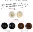 画像3: ナットボタン【ホワイト】四つ穴ボタン 白 ベーシック カラーボタン シンプル ボタン 手芸 15個入り【15mm】ボタンマート B-436 (3)