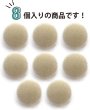 画像4: ベロアボタン 【ベージュ】 くるみボタン ボタン 飾りボタン つつみボタン 8個入り 【20mm】 ボタンマート B-636 (4)