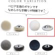 画像3: ベロアボタン 【ホワイト】 白 くるみボタン ボタン 飾りボタン つつみボタン 15個入り 【10mm】 ボタンマート B-639 (3)