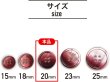 画像2: グラデーション 四つ穴ボタン 【レッド】 赤 ボタン スーツボタン コートボタン カラーボタン 10個入り 【20mm】 ボタンマート B-674 (2)